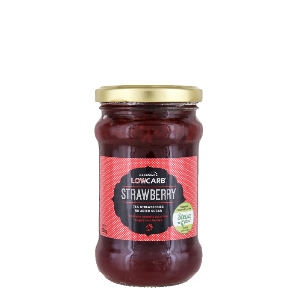 Carbzone Low Carb Jordbærsyltetøy 320g - gram protein