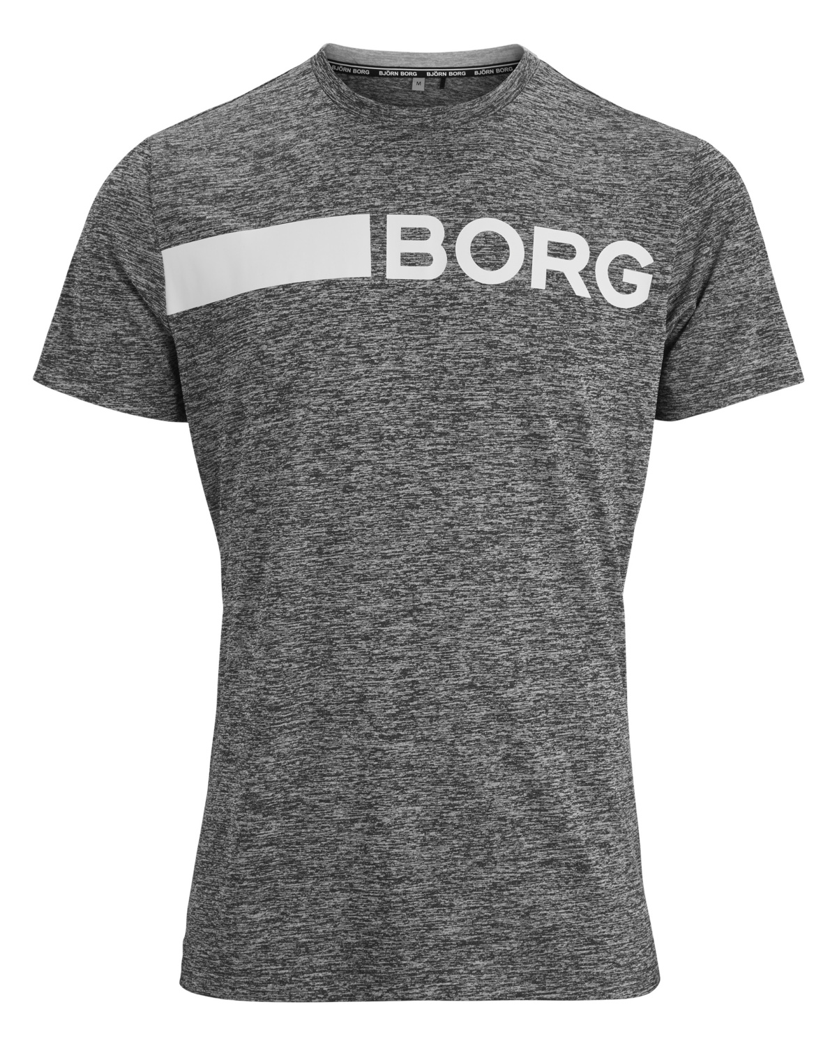 Björn Borg Alfie Performance Tee - Black Beauty Melange - L - the body