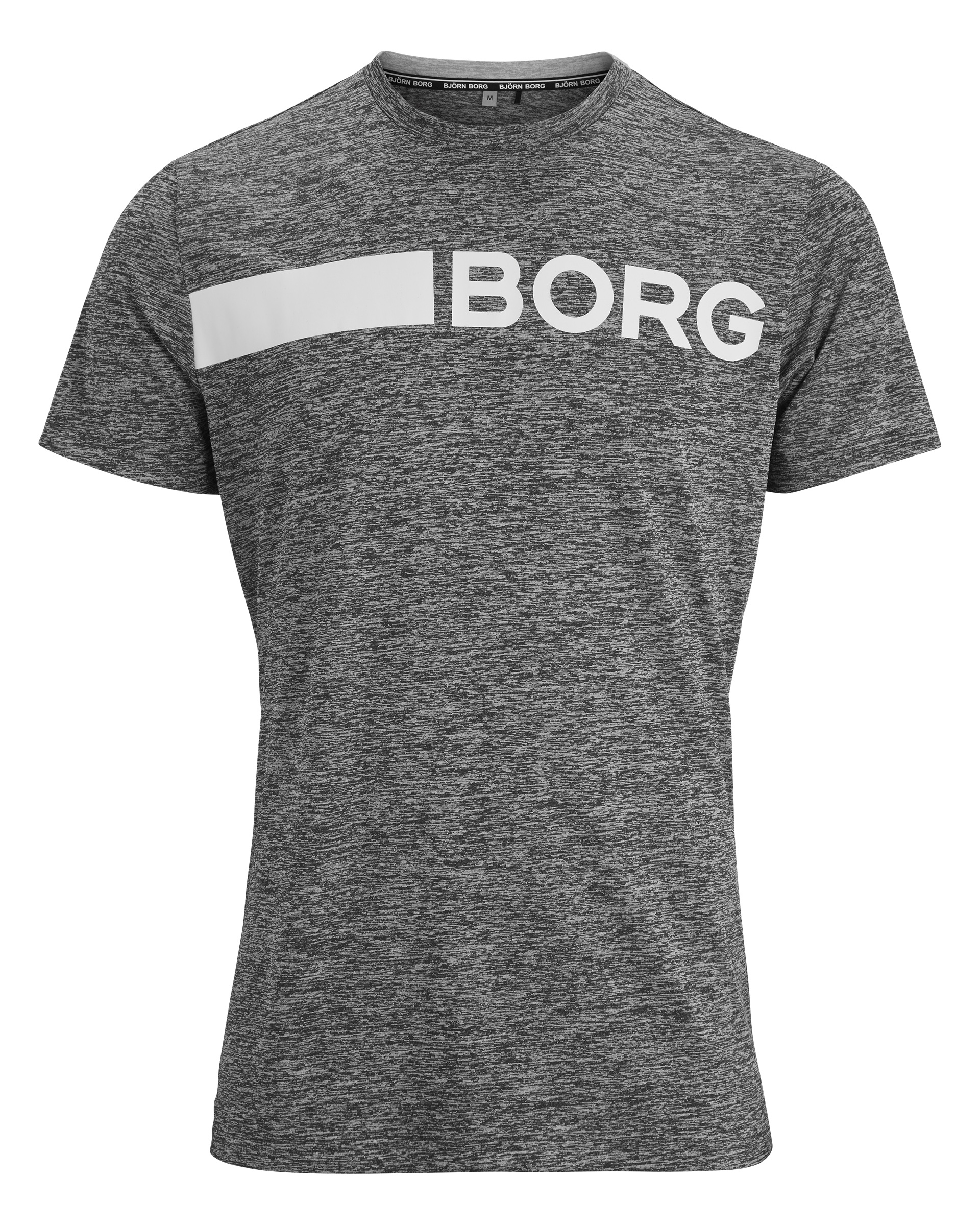 Bjorn Borg Tee Alfie Performance - Black Beauty Melange