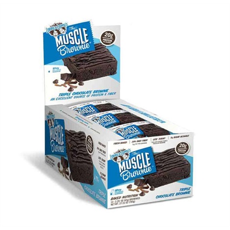 Lenny &amp; Larry Muscle Brownie Triple Chocolate 12x65g