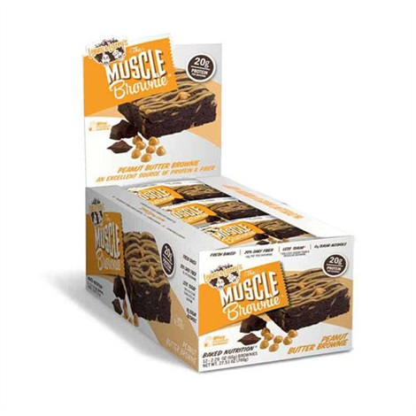 Lenny &amp; Larry Muscle Brownie Peanut Butter 12x65g