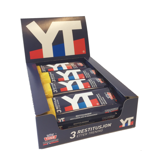 YT Restitusjonsbar Sjokolade &amp; Banan 12x65g