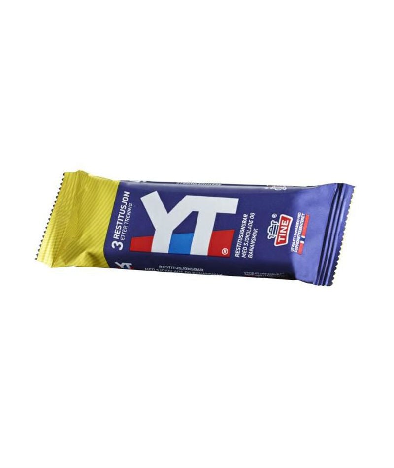 YT Restitusjonsbar Sjokolade & Banan 65g - protein for