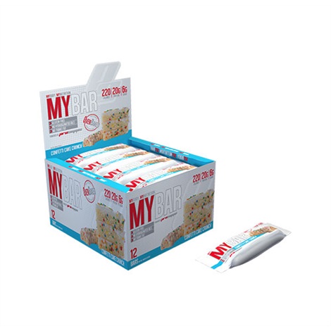 Prosupps MyBar Confetti Cake 12x55g - gram protein
