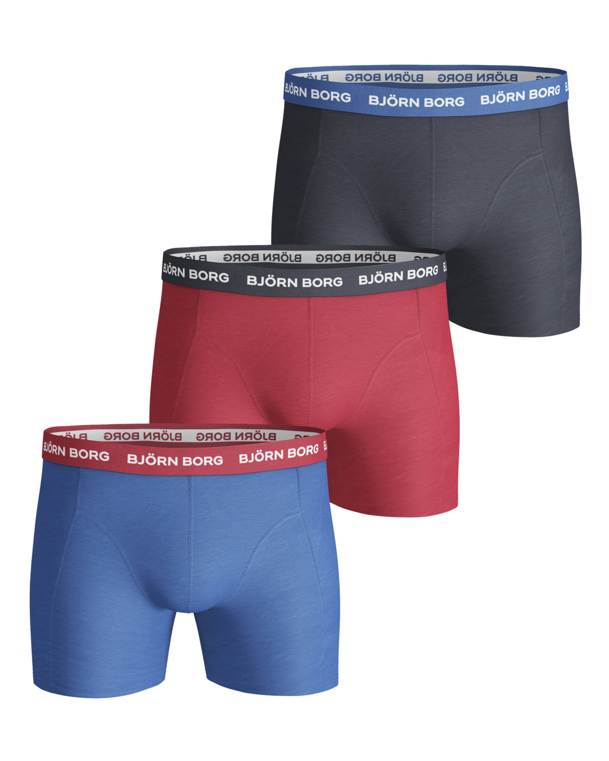 Björn Borg 3 Pk Shorts Essential Sammy - Skydiver - L - the body