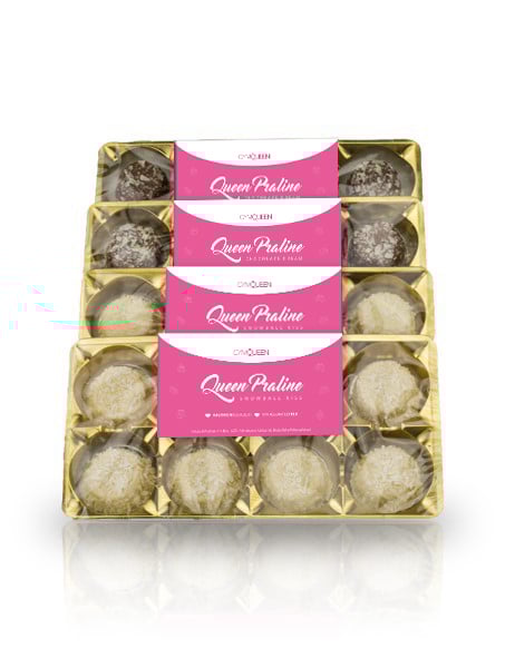 Gymqueen Proteintrøfler 80g - Cookies & Cream - til