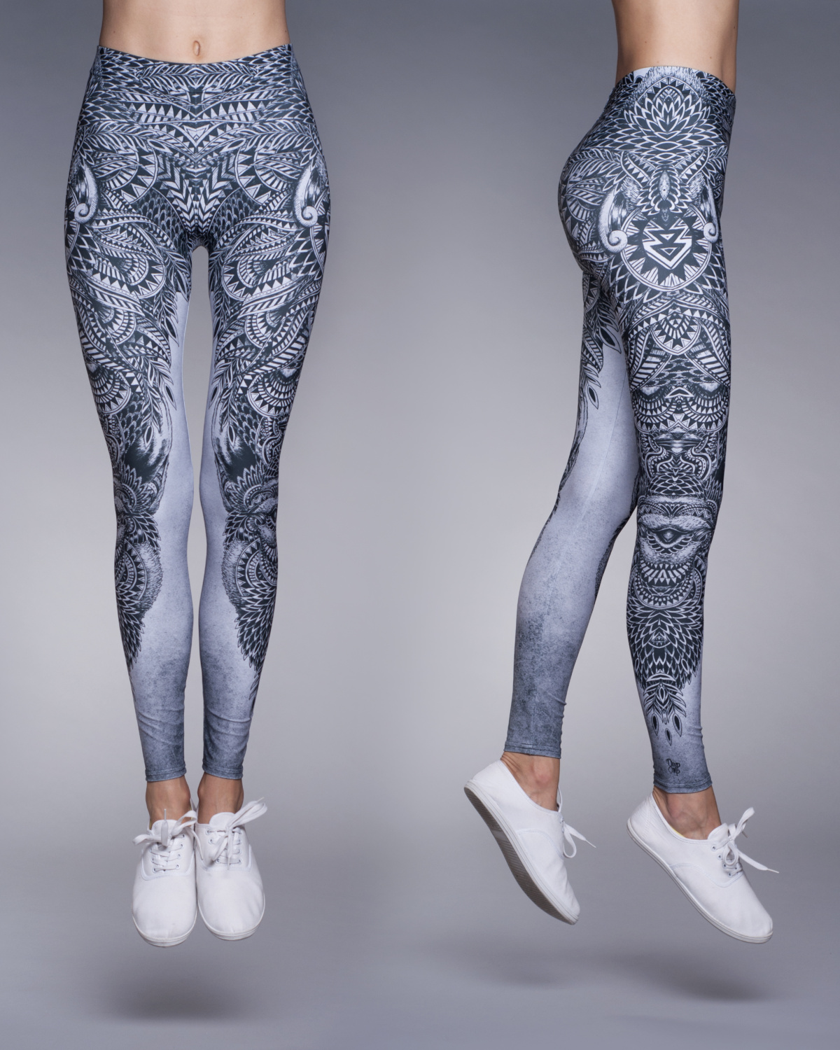 Deep Trip Totem Tights - L - the body