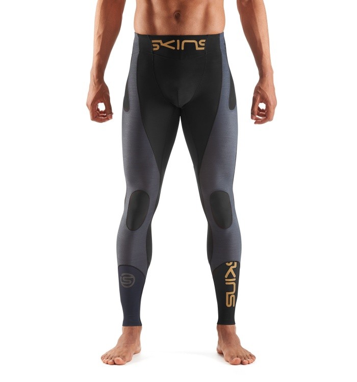 Skins K-Proprium Mens Long Tights Black/Carbon - Tights.no