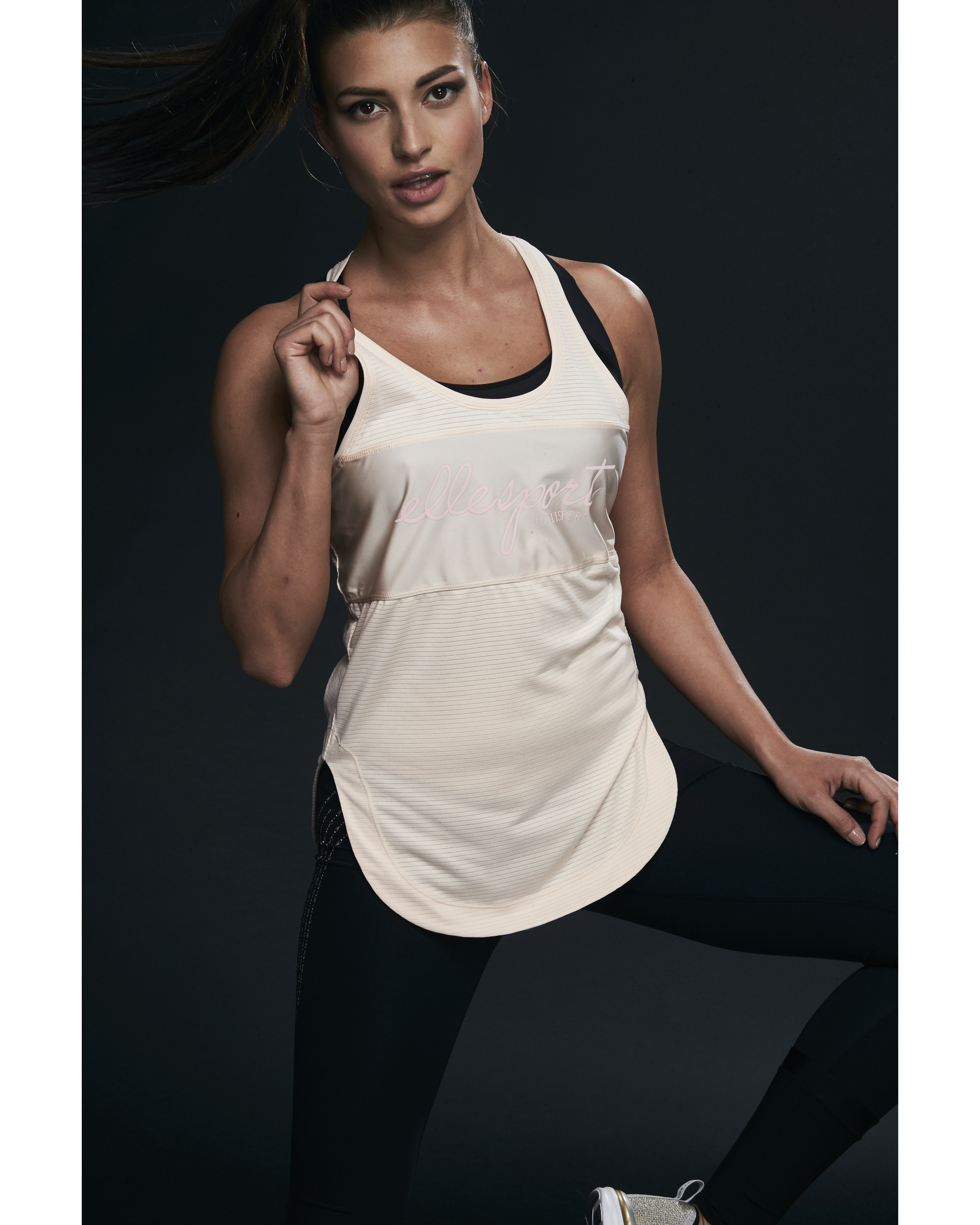 Ellesport Styled Stripe Mesh Sports Tank – Prosecco