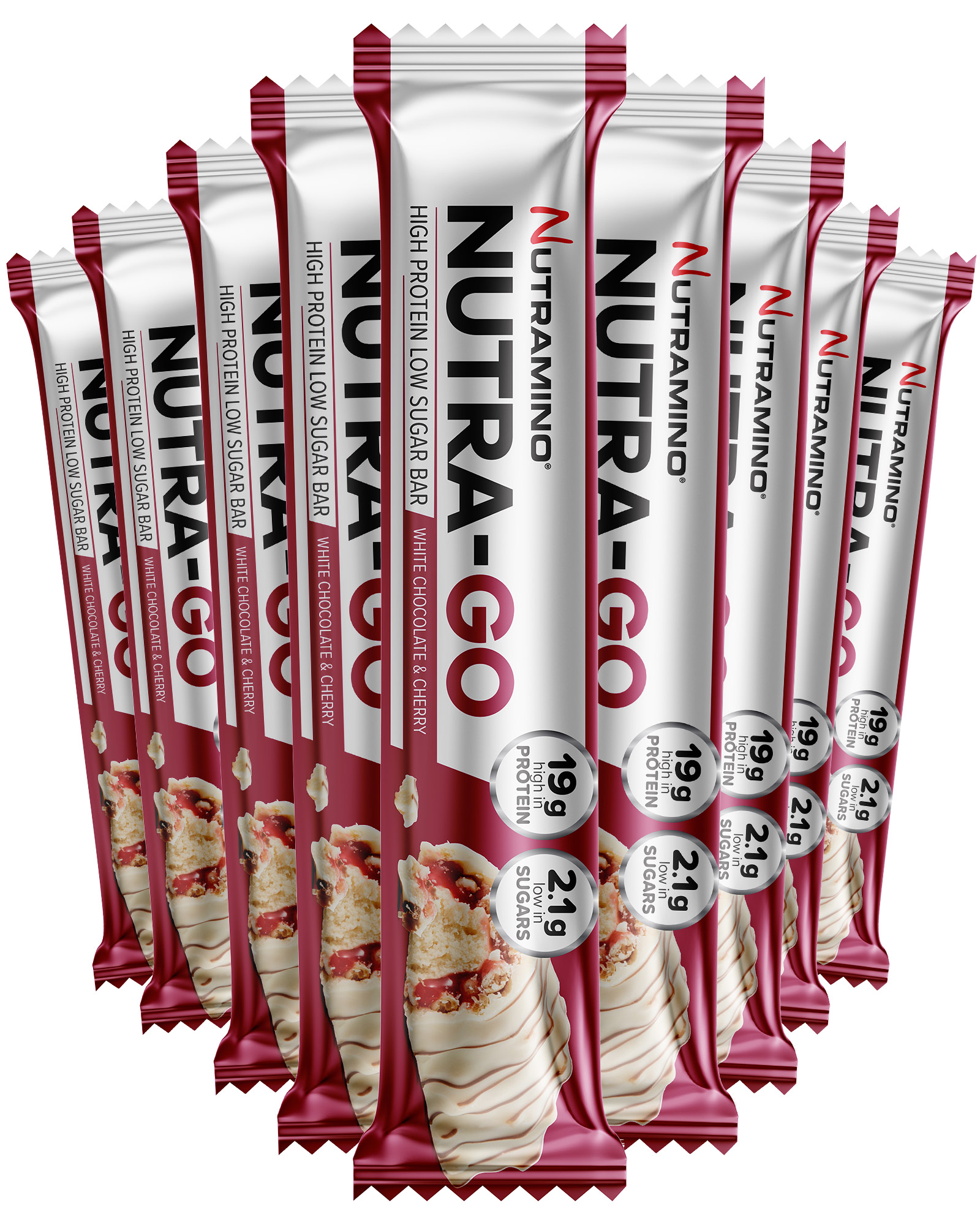Nutramino GO Bar White Chocolate &amp; Cherry 12x64g
