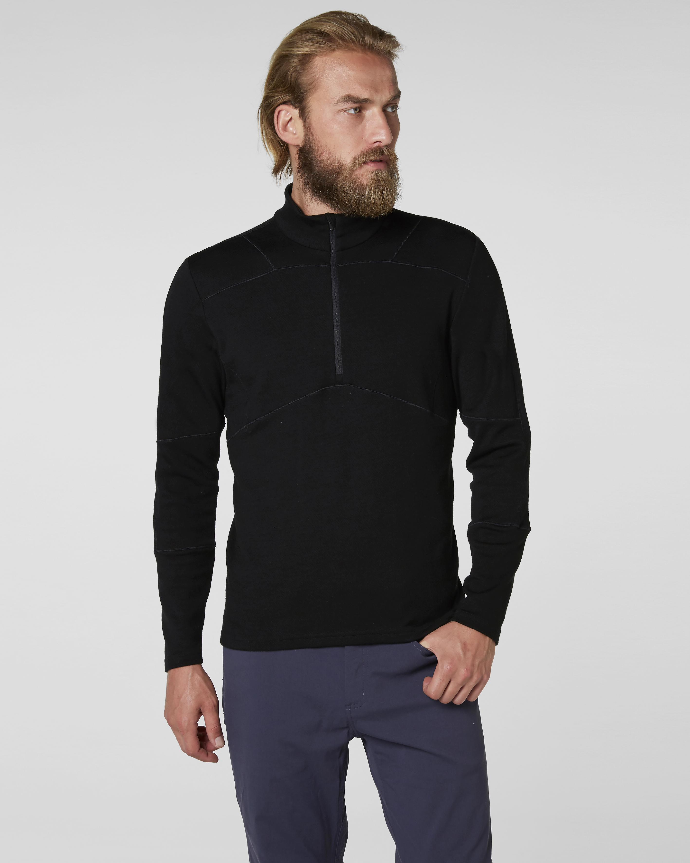 Helly Hansen Lifa Merino Max 1/2 Zip – Black