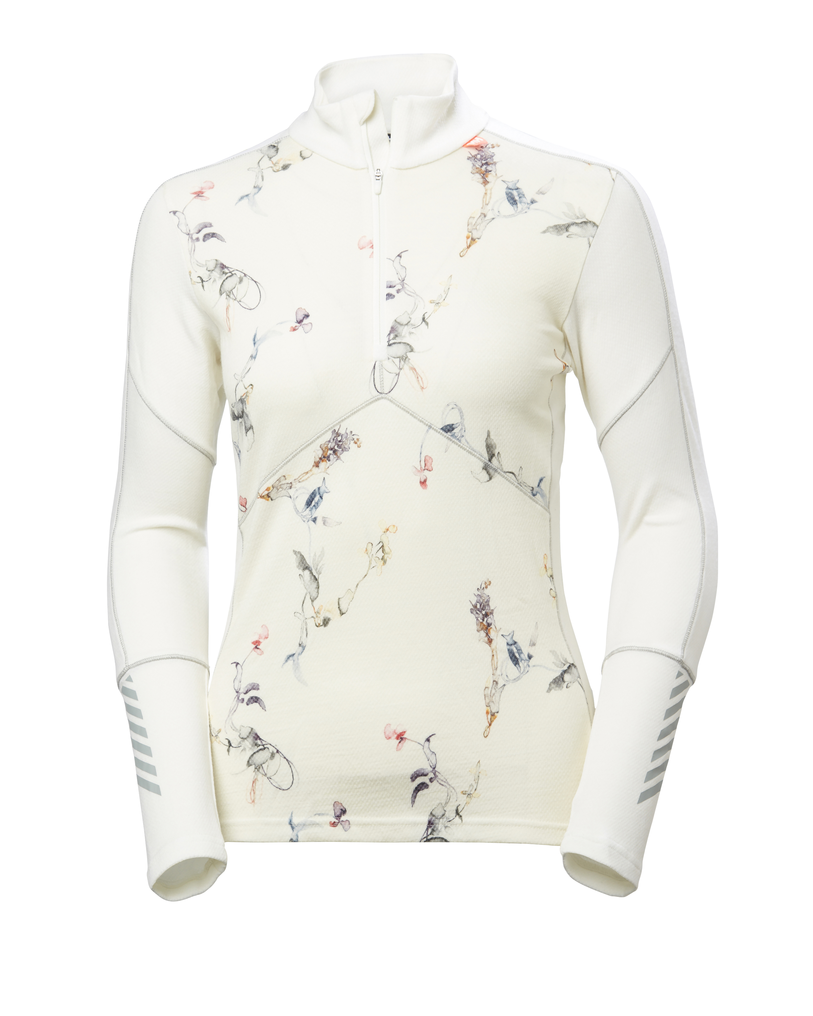 Helly Hansen Lifa Merino 1/2 Zip - White/Symbios Print