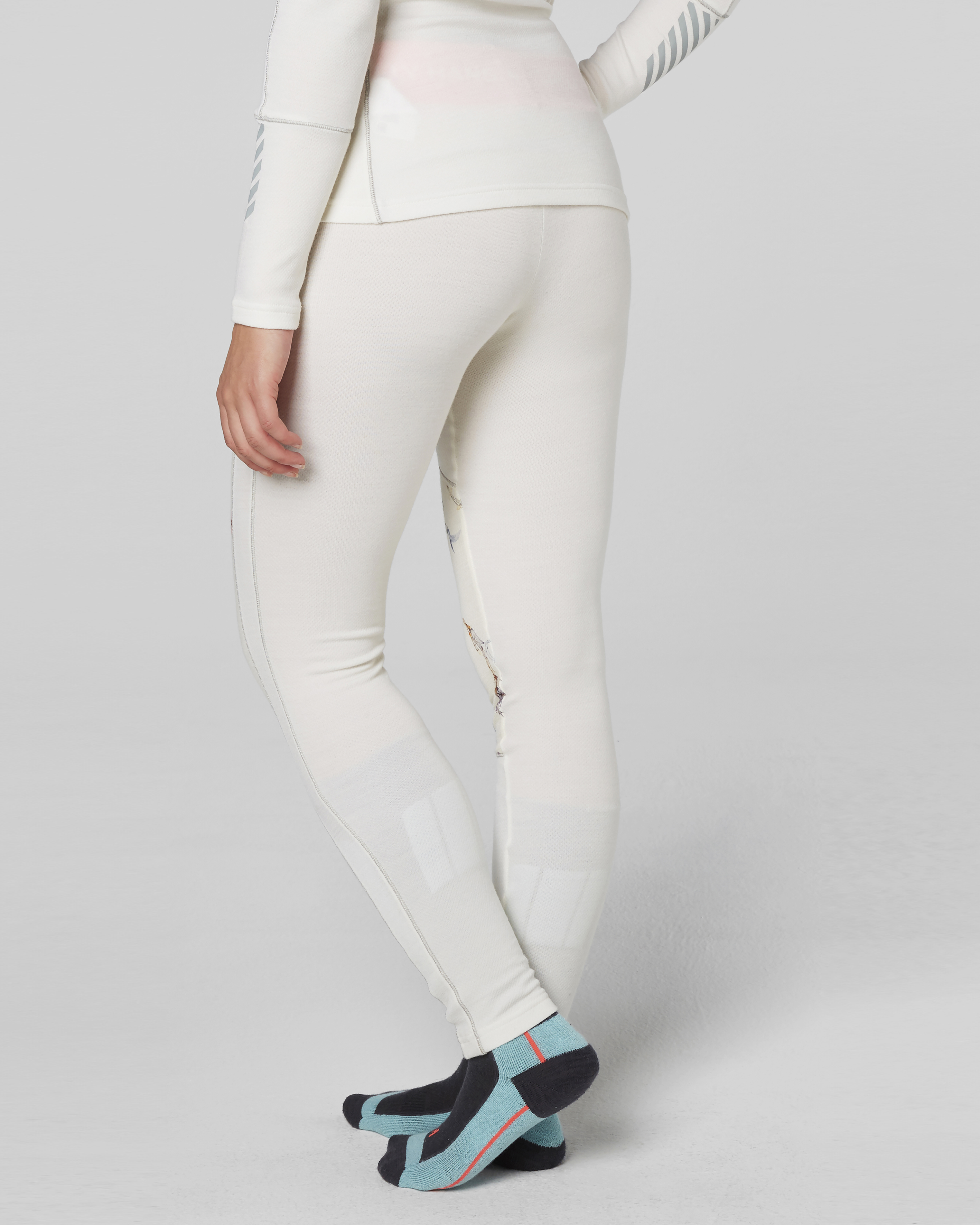 Helly Hansen Lifa Merino Pant - White/Symbios Print