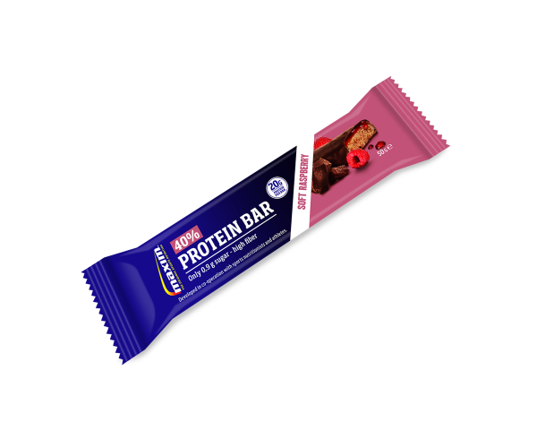 Maxim 40% Protein Bar Soft Raspberry 50g - men