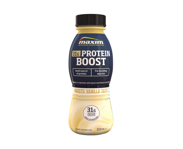 Maxim 31g Protein Boost Smooth Vanilla 310ml - etter trening
