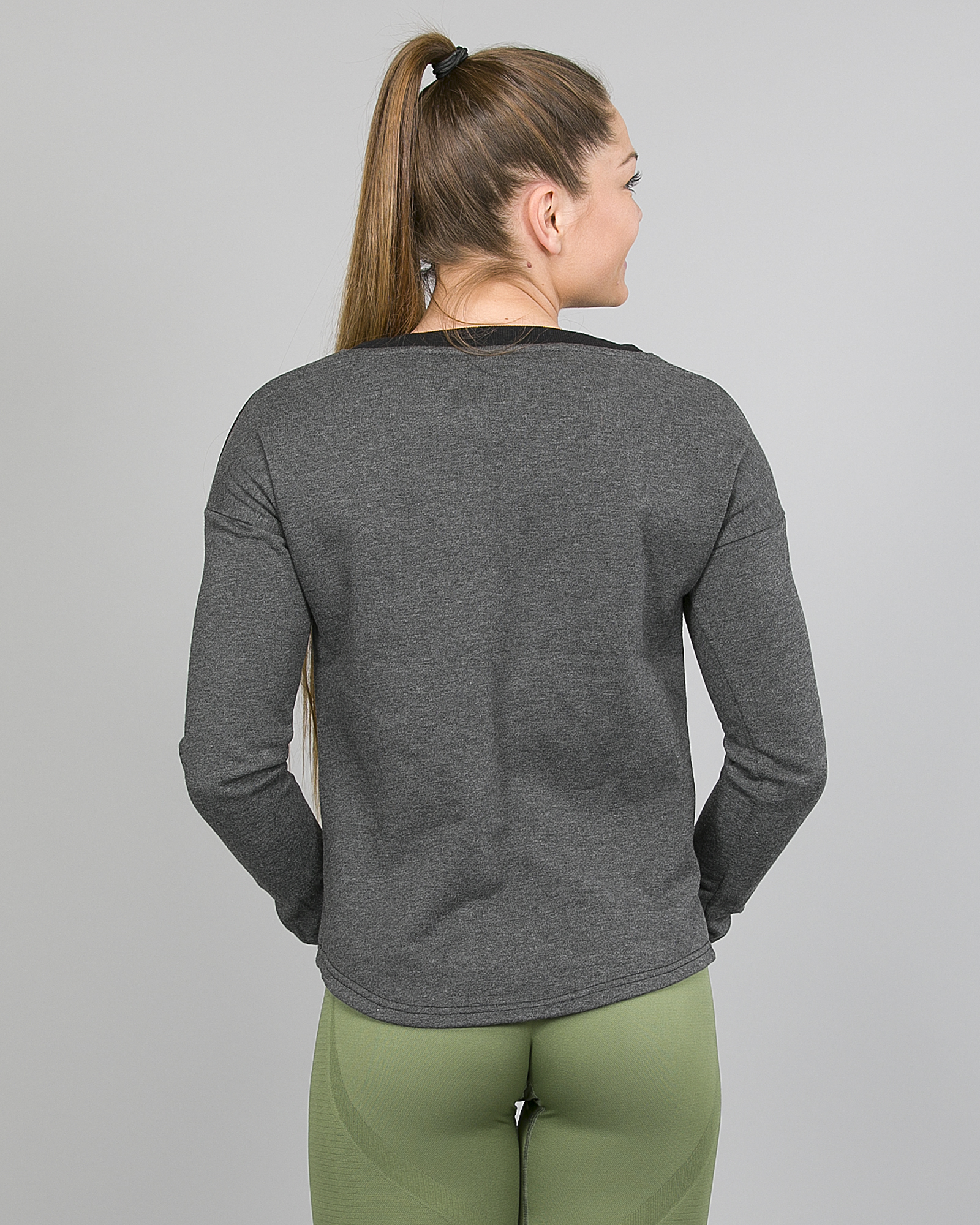 Only Play Meta Brushed Sweat 15135078- Grey Melange c