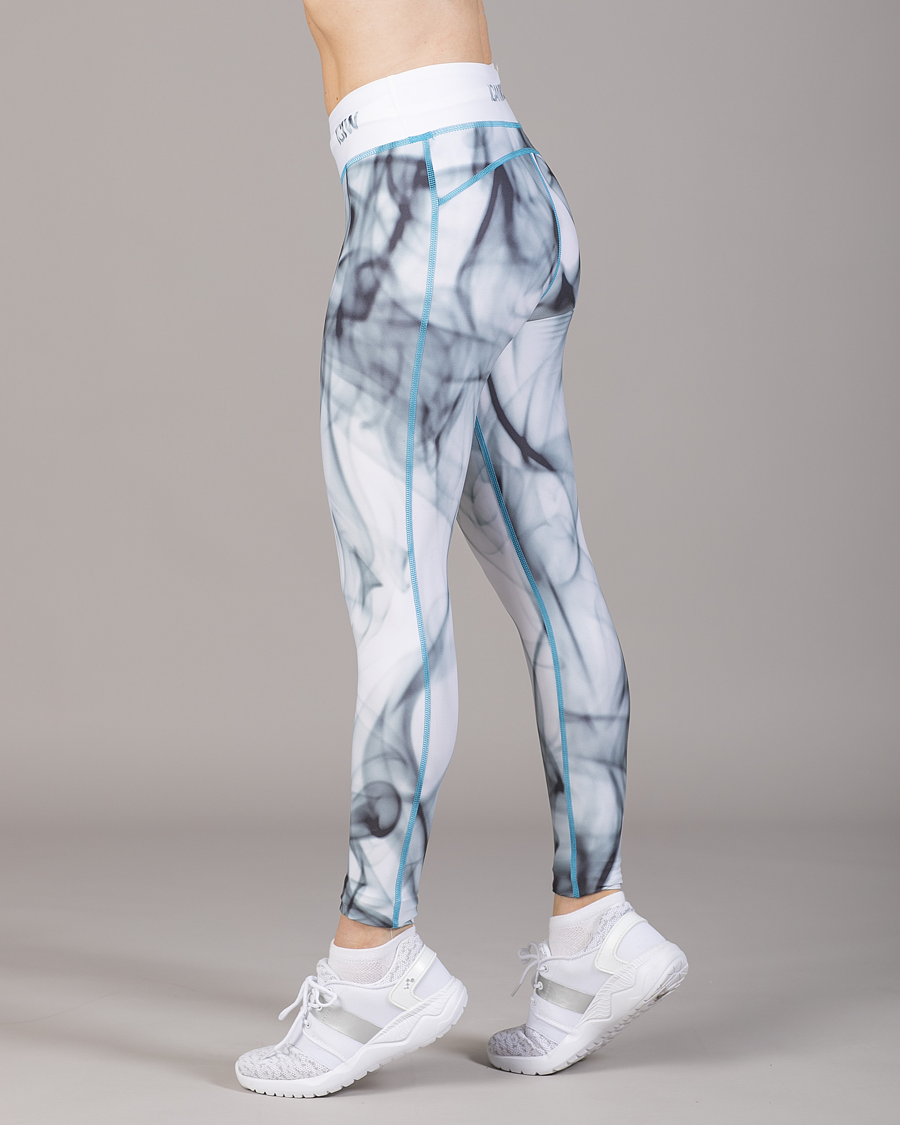 Kjøp ICIW Leggings Online På  - Deluxe Seamless Tights Teal  Dame Mørke Blå