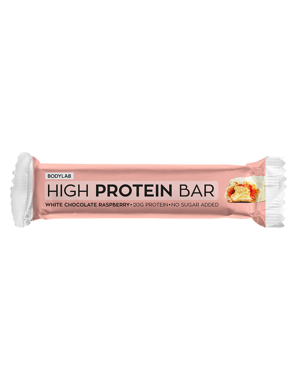 Bodylab Superior High Protein Bar White Chocolate Raspberry 60g - tights.no