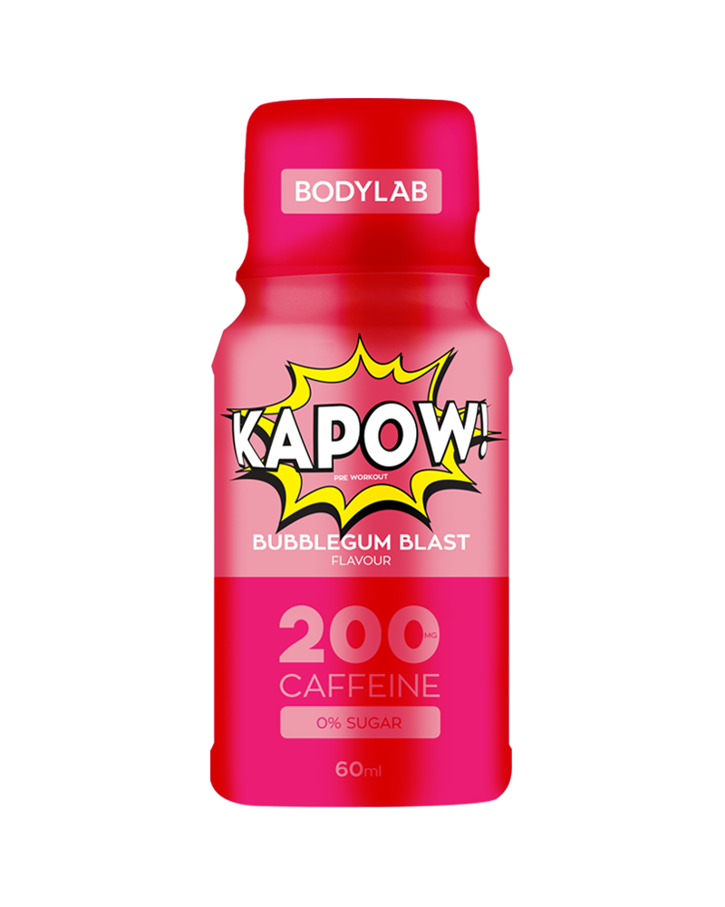 Bodylab KAPOW! Pre Workout Shot Bubblegum Blast 60ml - til