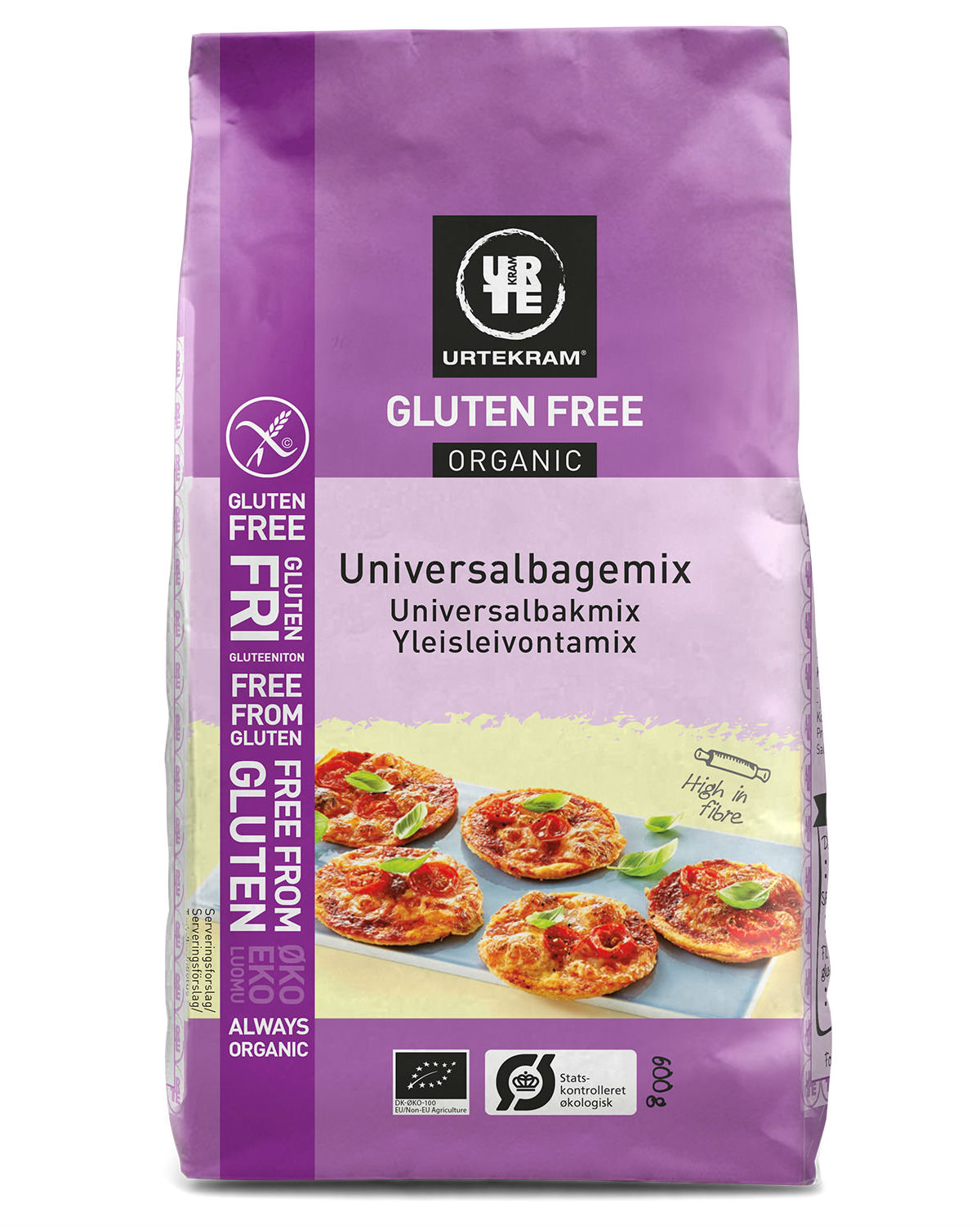 Urtekram Universal Bakemix Glutenfri Økologisk 600g - til