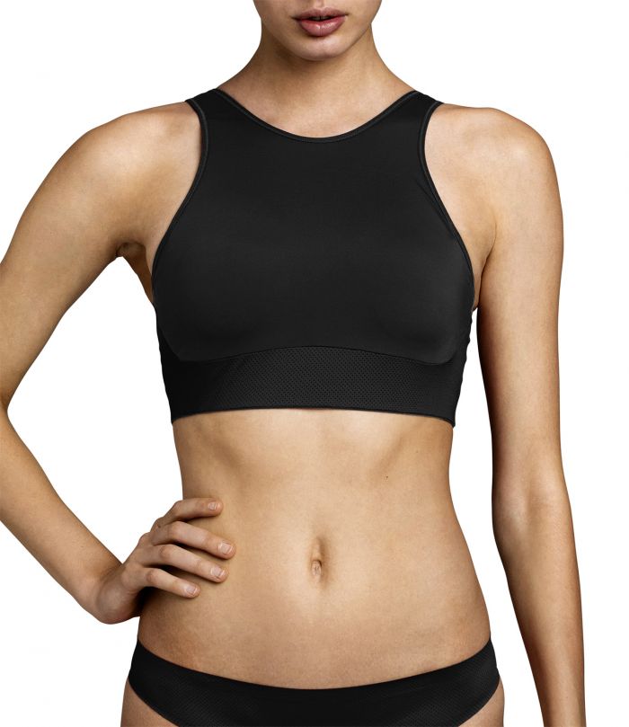 Björn Borg Medium Support Sport Top - Black - M - is