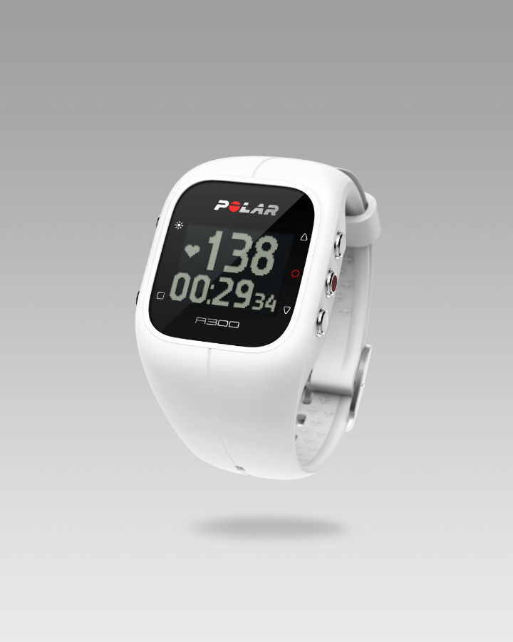 Polar A300 HR White - til trening