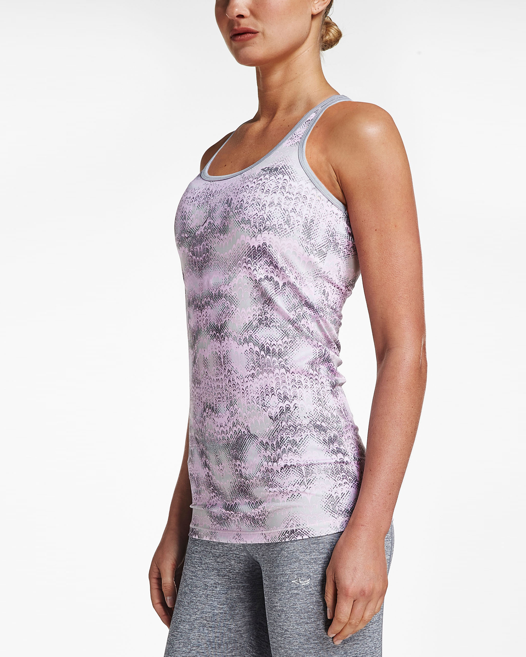 Röhnisch Long Tank Top Aop - Cherry Blossom Ocean Ripple