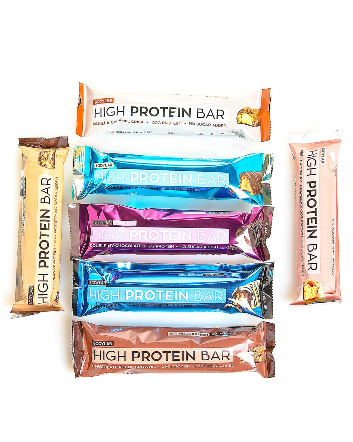 Bodylab Superior Proteinbar Smakspakke! - white chocolate