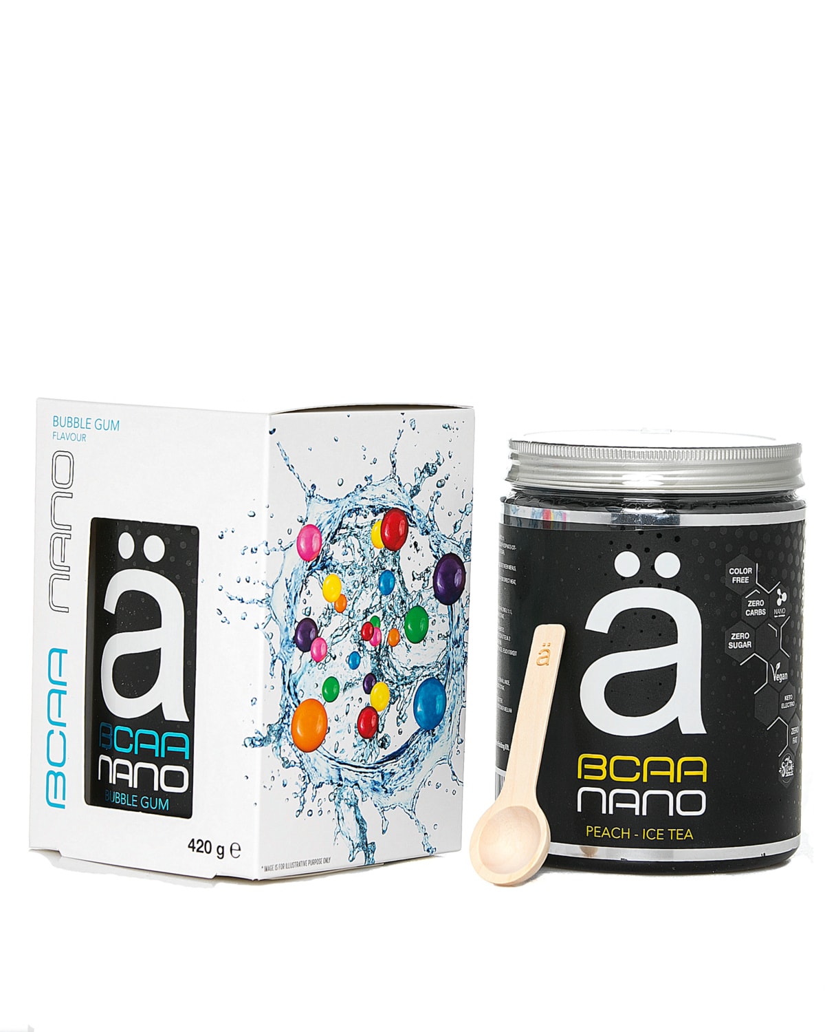 Ä NANO BCAA 420g - Wildberry Smash - keto
