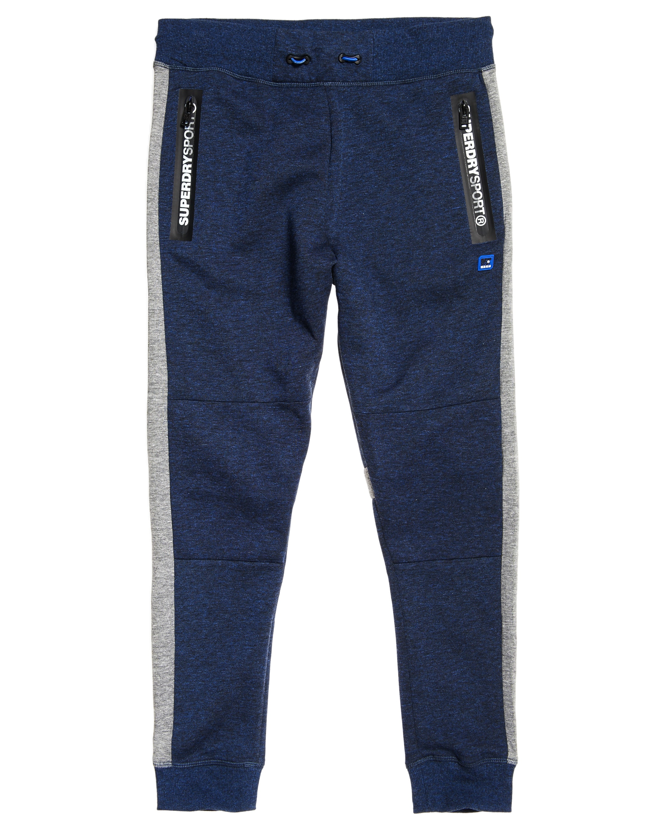 Superdry Gym Tech Stripe Jogger - Midnight Navy Marl/Grey Grit