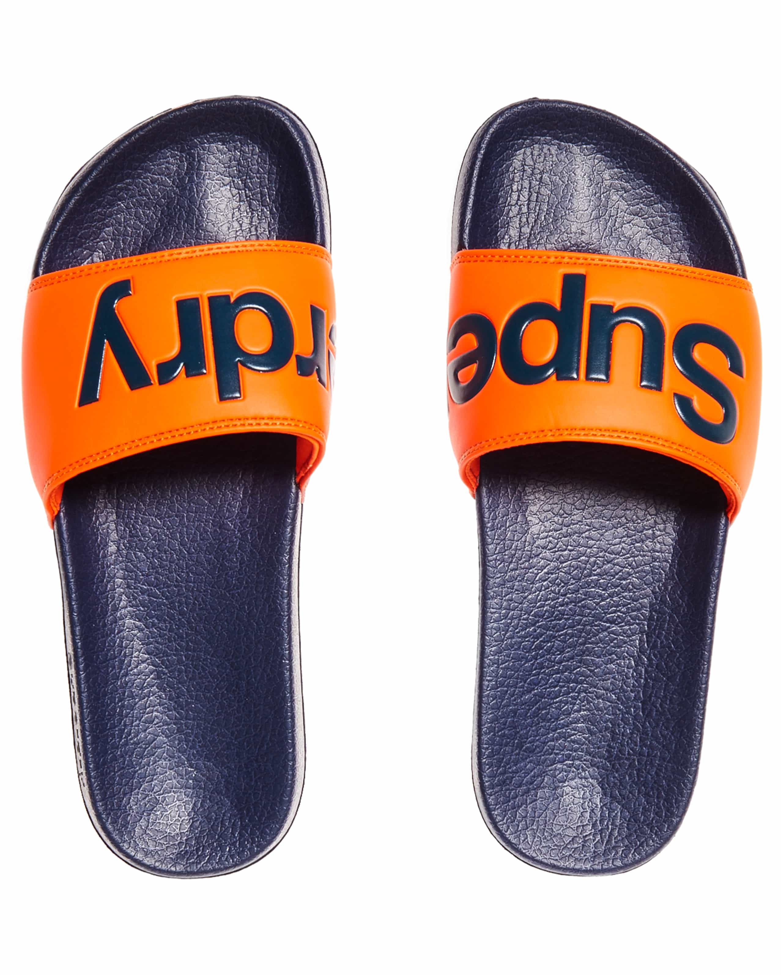 Superdry Superdry Pool Slide - Dark Navy/Hawaii Orange