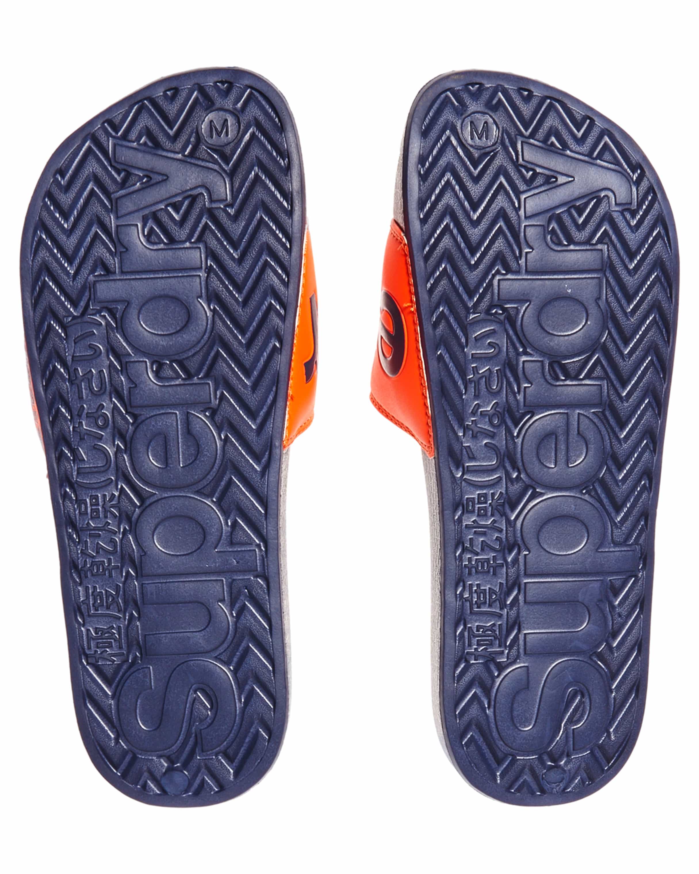 Superdry Superdry Pool Slide - Dark Navy/Hawaii Orange