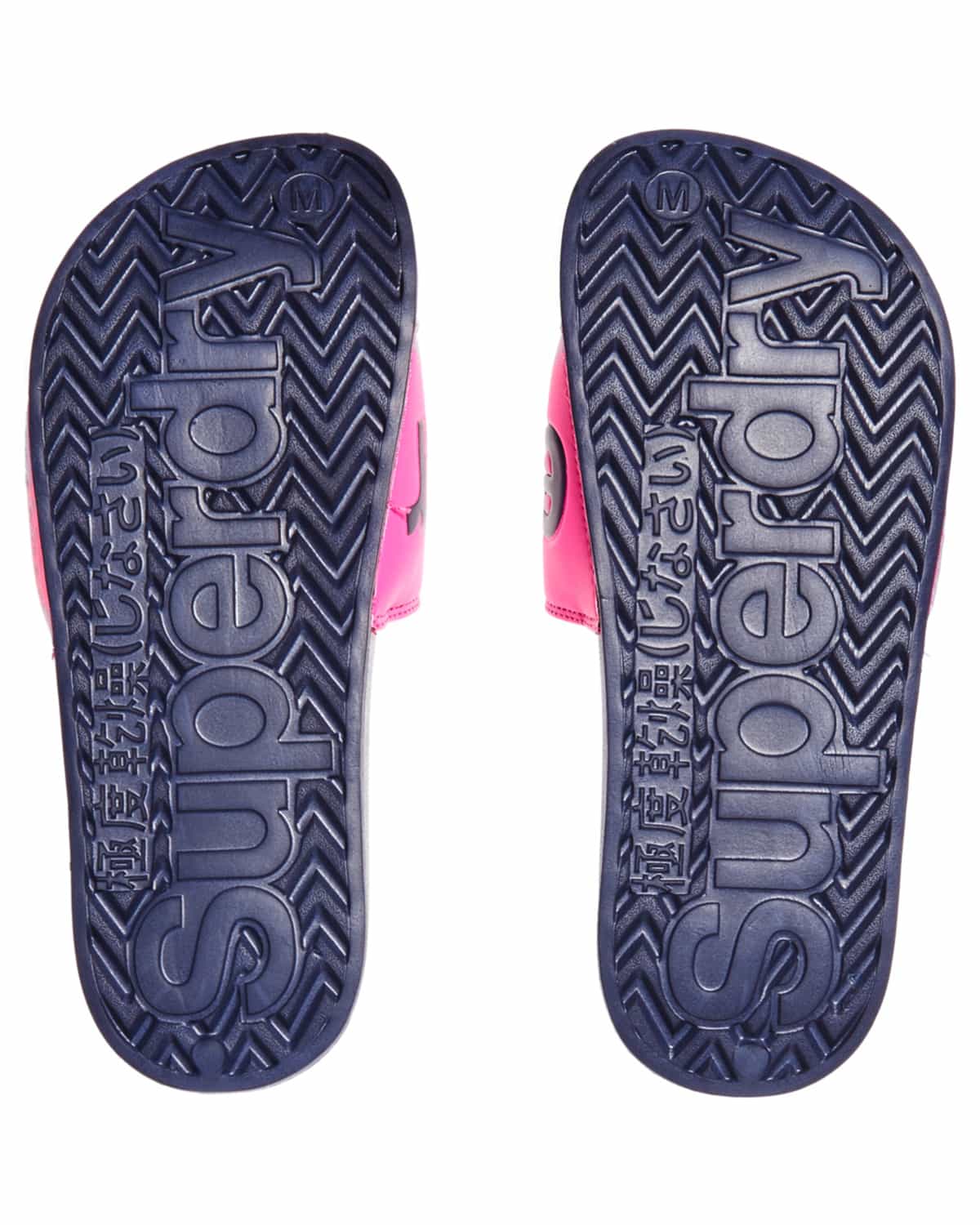 Superdry Superdry Pool Slide - Total Eclipse Navy/Fluro Pink