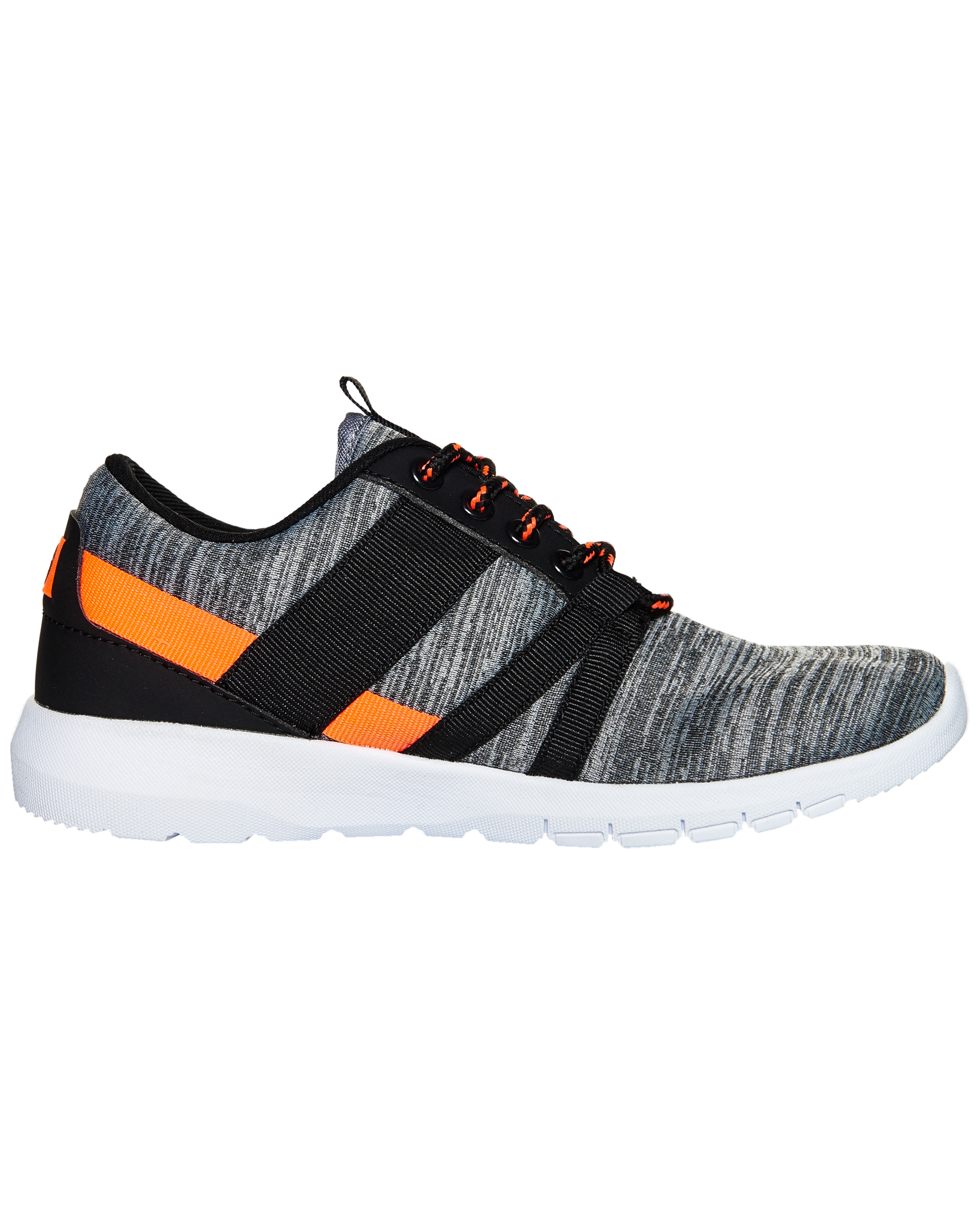 Superdry Scuba Stadium Train - Grey Slub/Coral