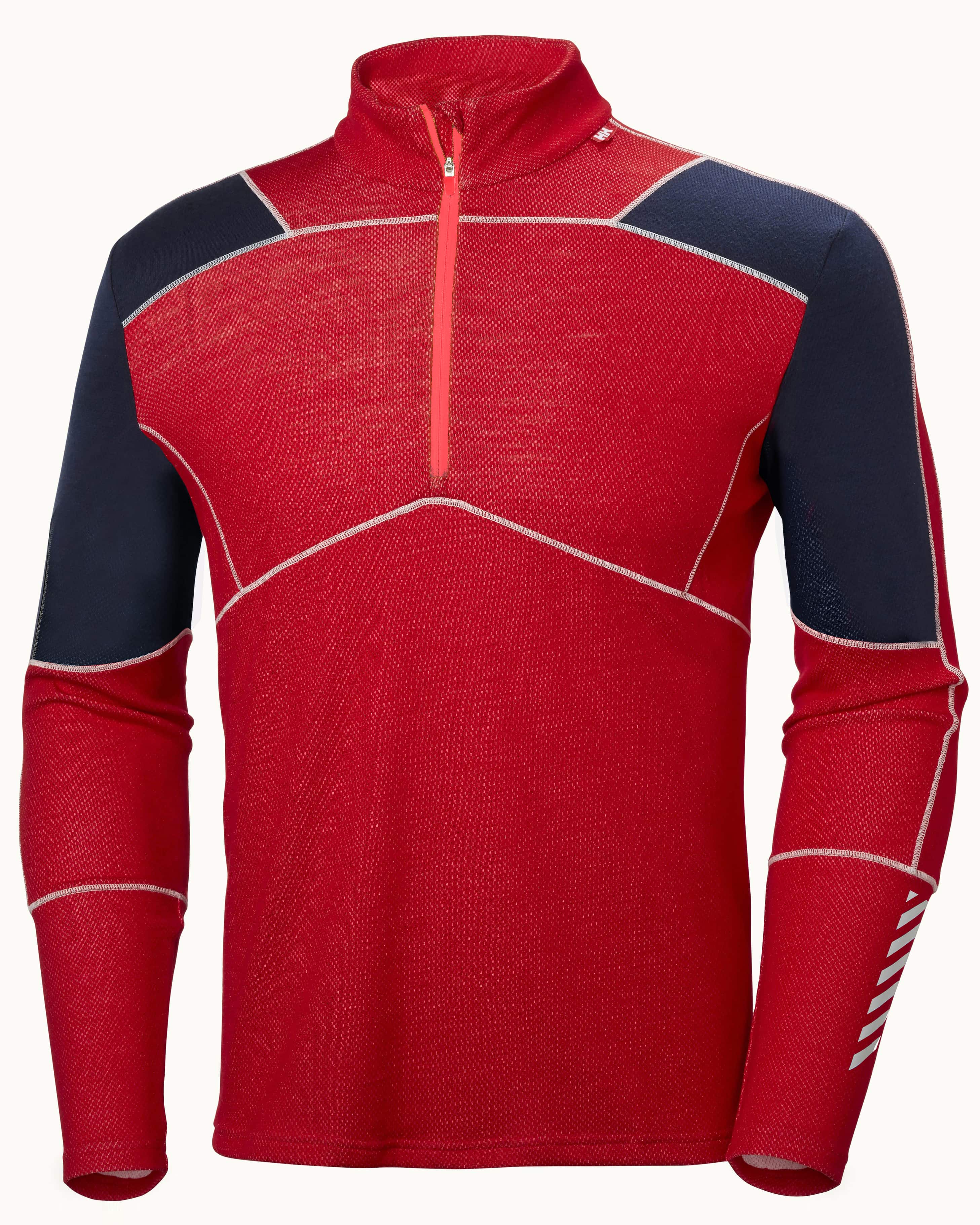 Helly Hansen Lifa Merino 1/2 Zip - Flag Red