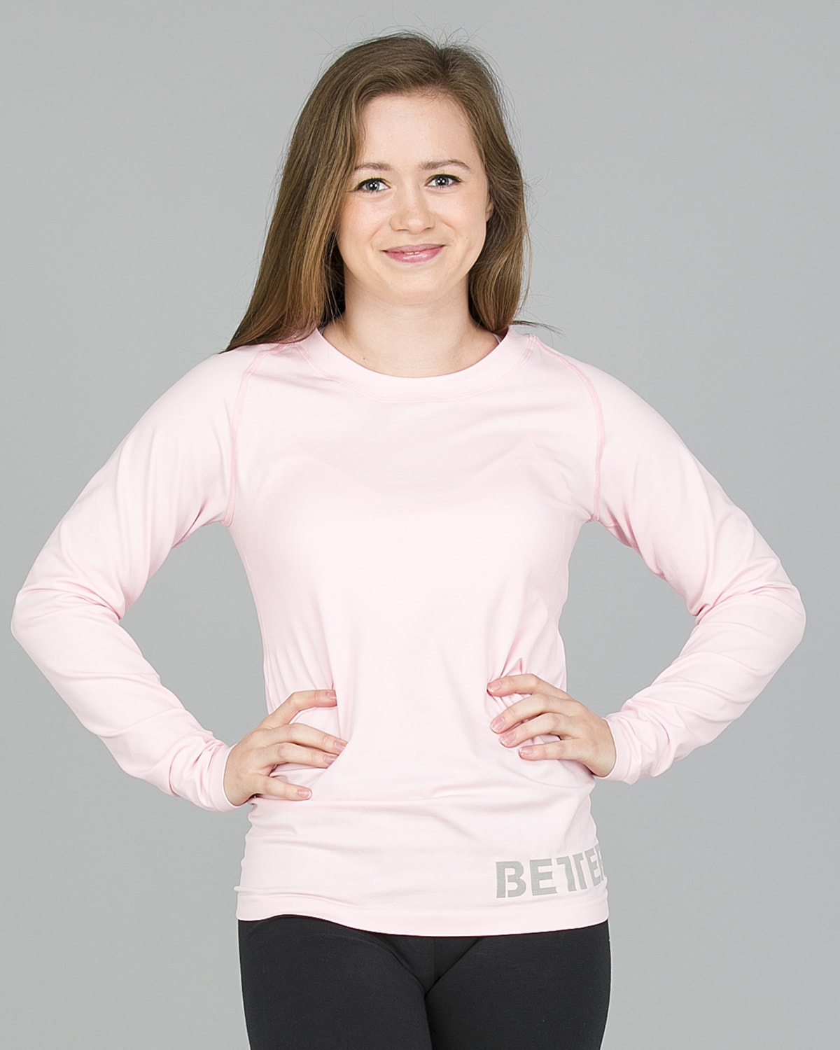 Better Bodies Nolita Seamless Is - Pale Pink - L - til trening