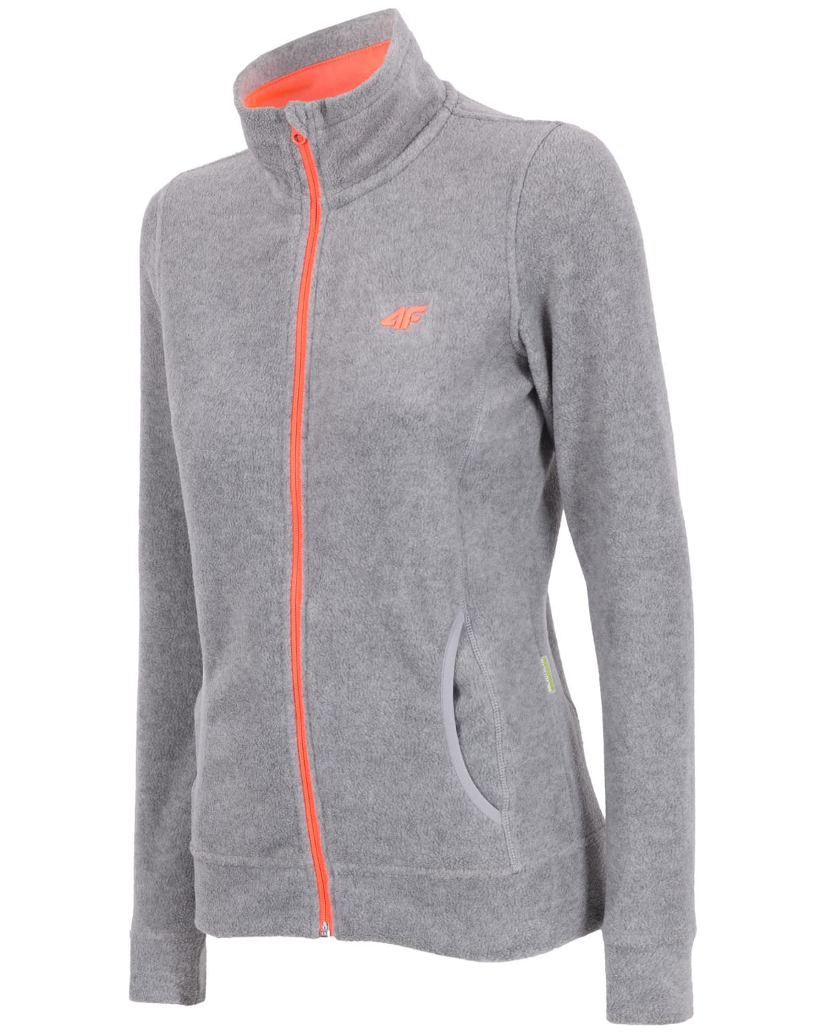 4F Fleece Jacket - Light Grey Melange - M - vekt
