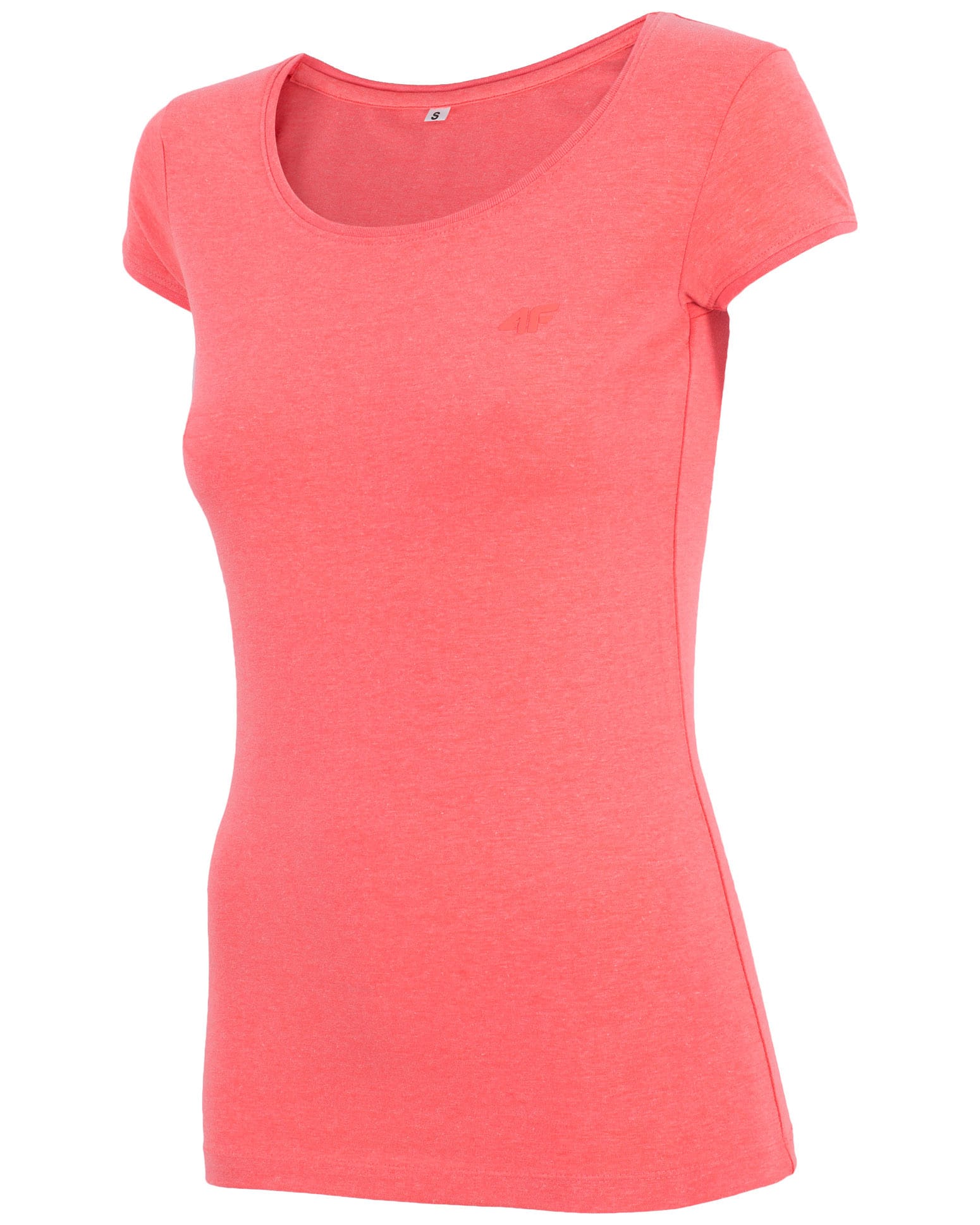 4F T-Shirt - Coral Melange