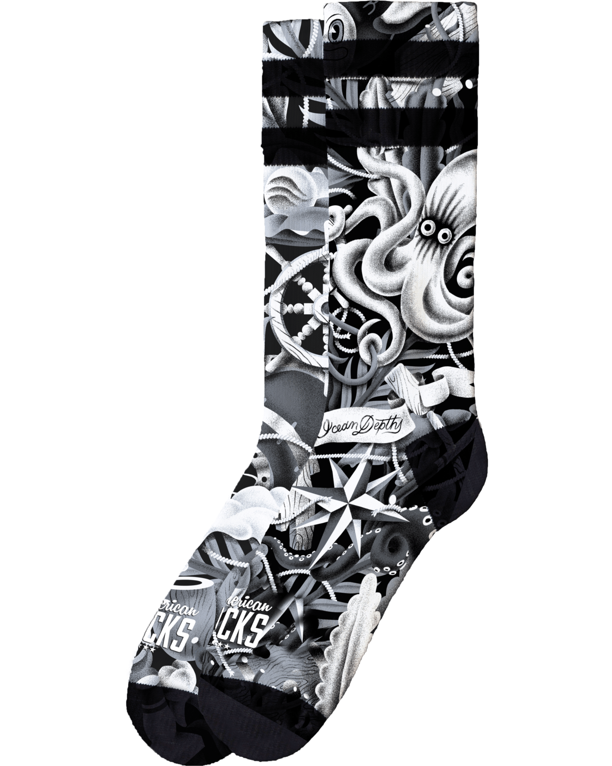 American Socks ShipWreck - Mid High - 42-47 - the