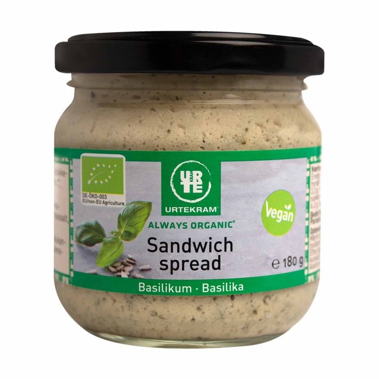 Urtekram Økologisk Sandwich Spread Basilikum - protein