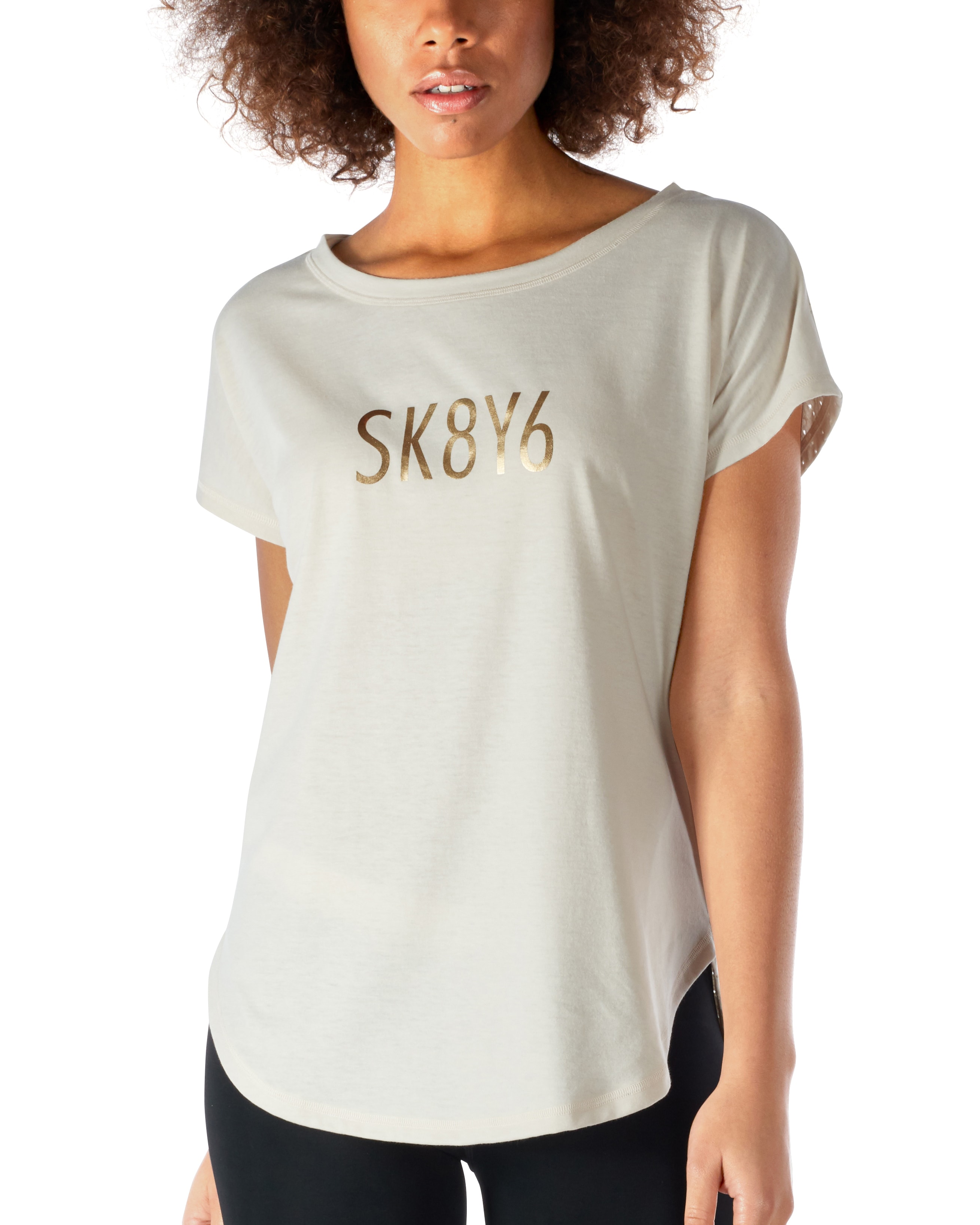Skiny L. Shirt S/Slv - Crystal Gray