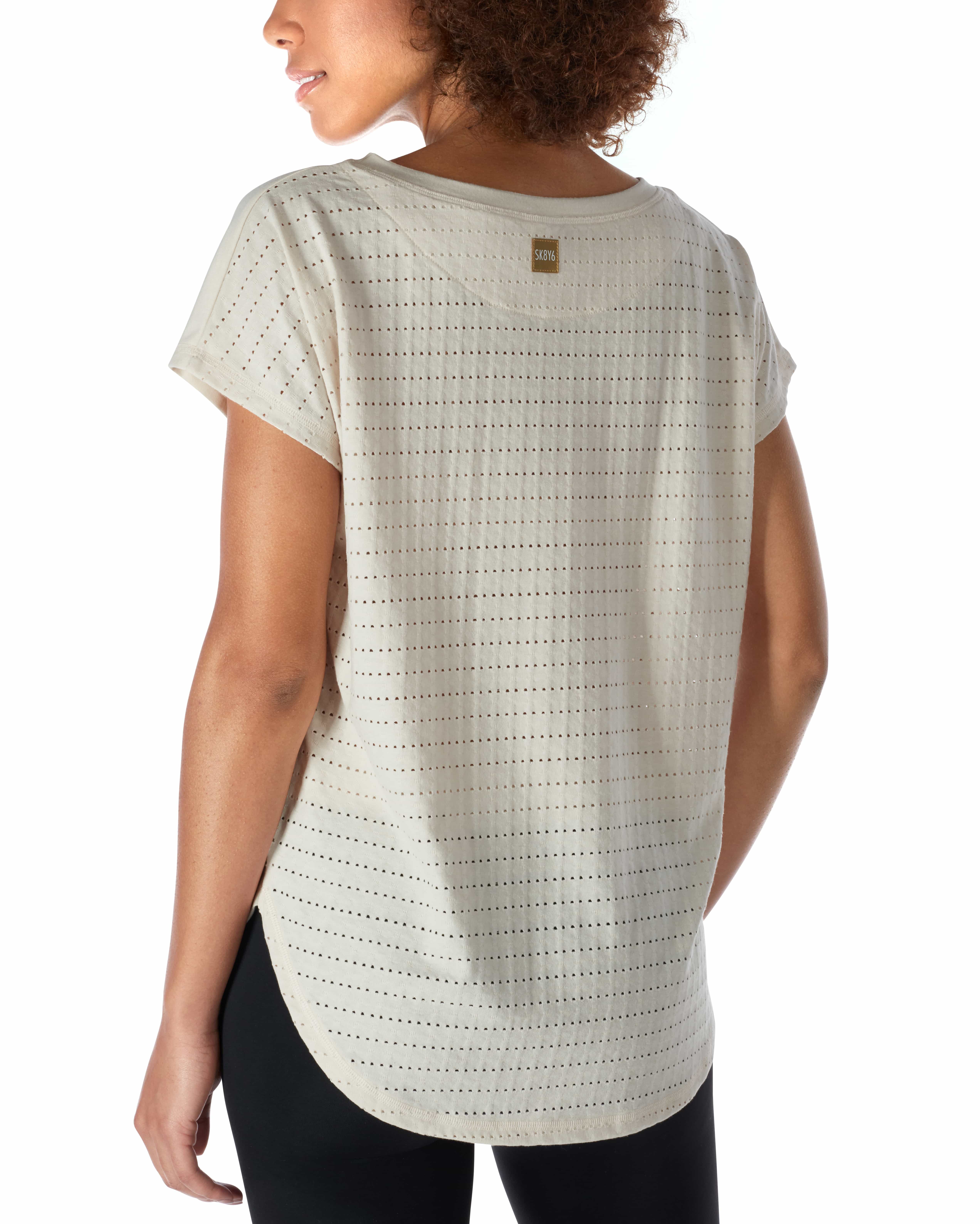 Skiny L. Shirt S/Slv - Crystal Gray