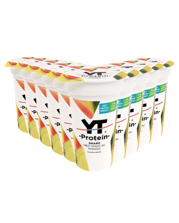 YT Proteinshake Jordbær &amp; Banan 10x220ml - TIPAKNING