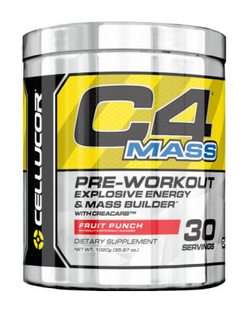 Cellucor C4 Preworkout MASS 1020g - Fruit Punch - vitamin for