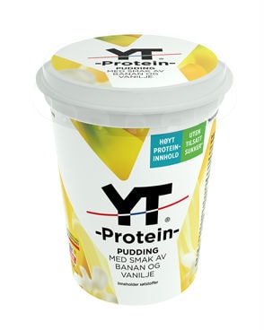 YT Proteinpudding Banan & Vanilje 190g - salt