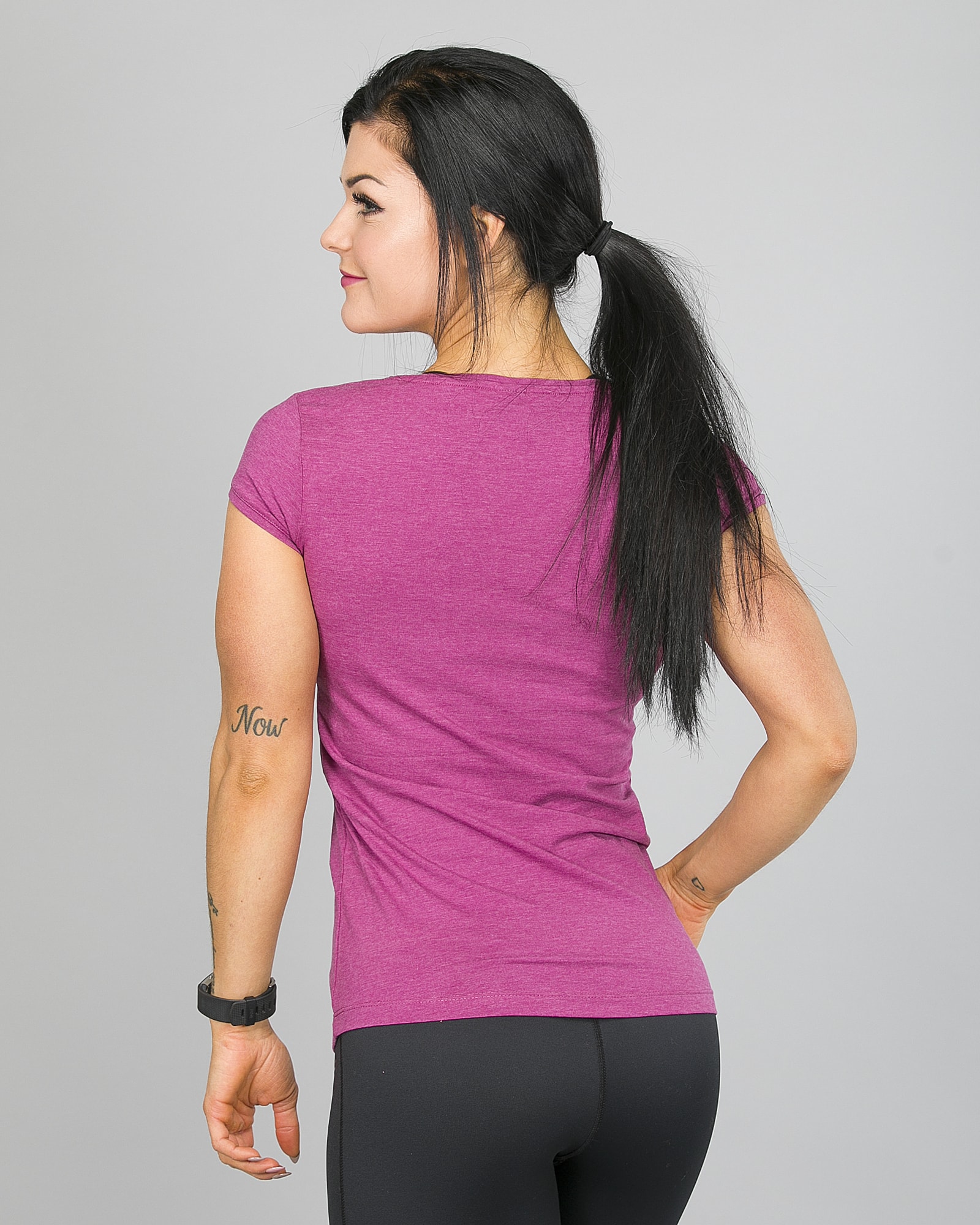 4F T-Shirt Women – Violet Purple h4z17-tsd001-958 d