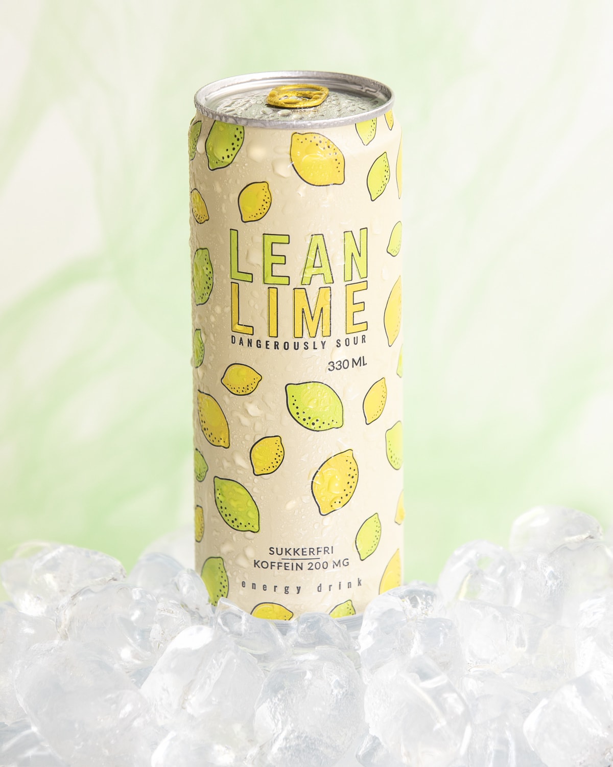 Lean Lime Energy Drink 24x330ml BESTSELGER! Tights.no