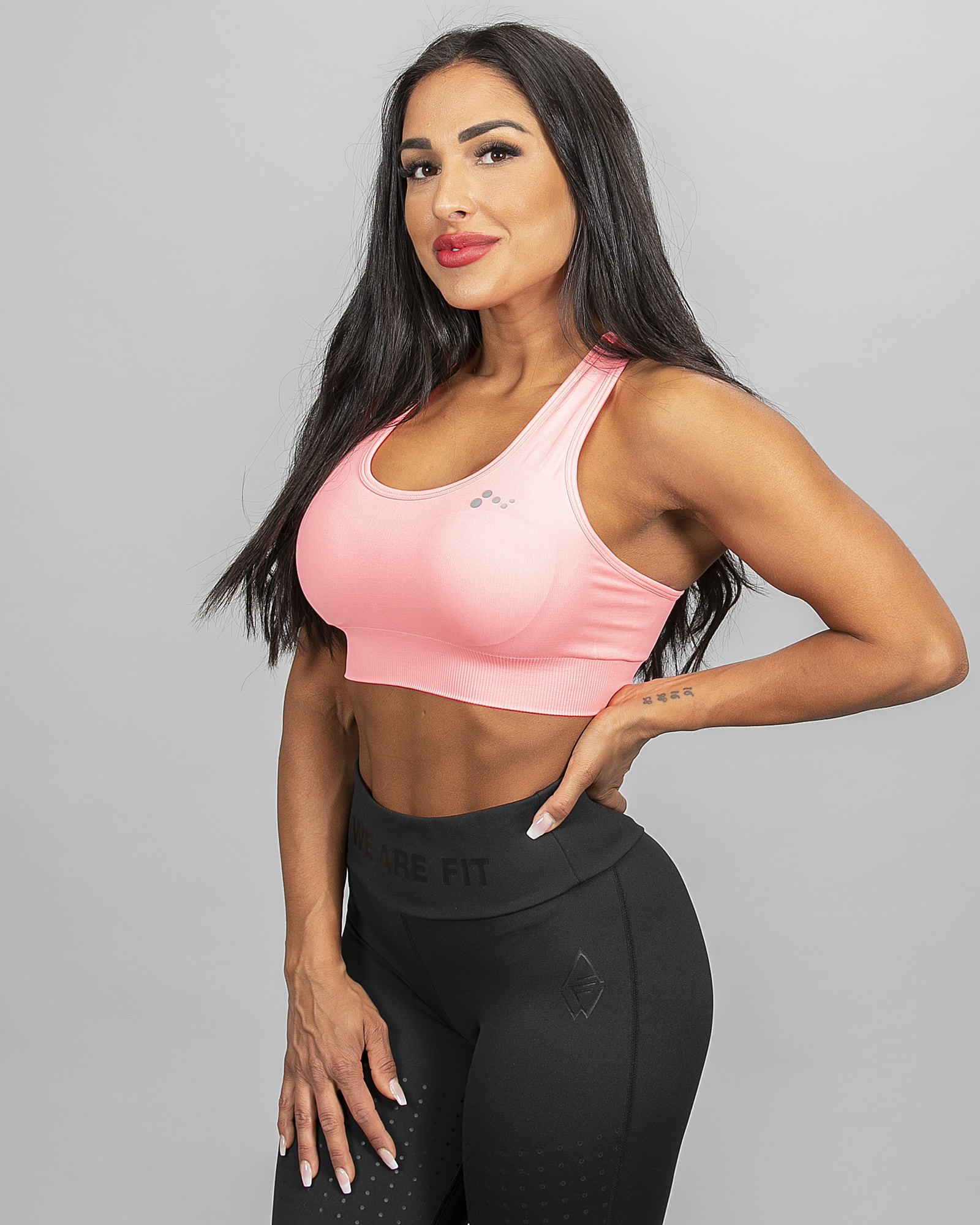 Only Play Daisy Seamless Sports Bra - Lipstick Pink 15101974 c