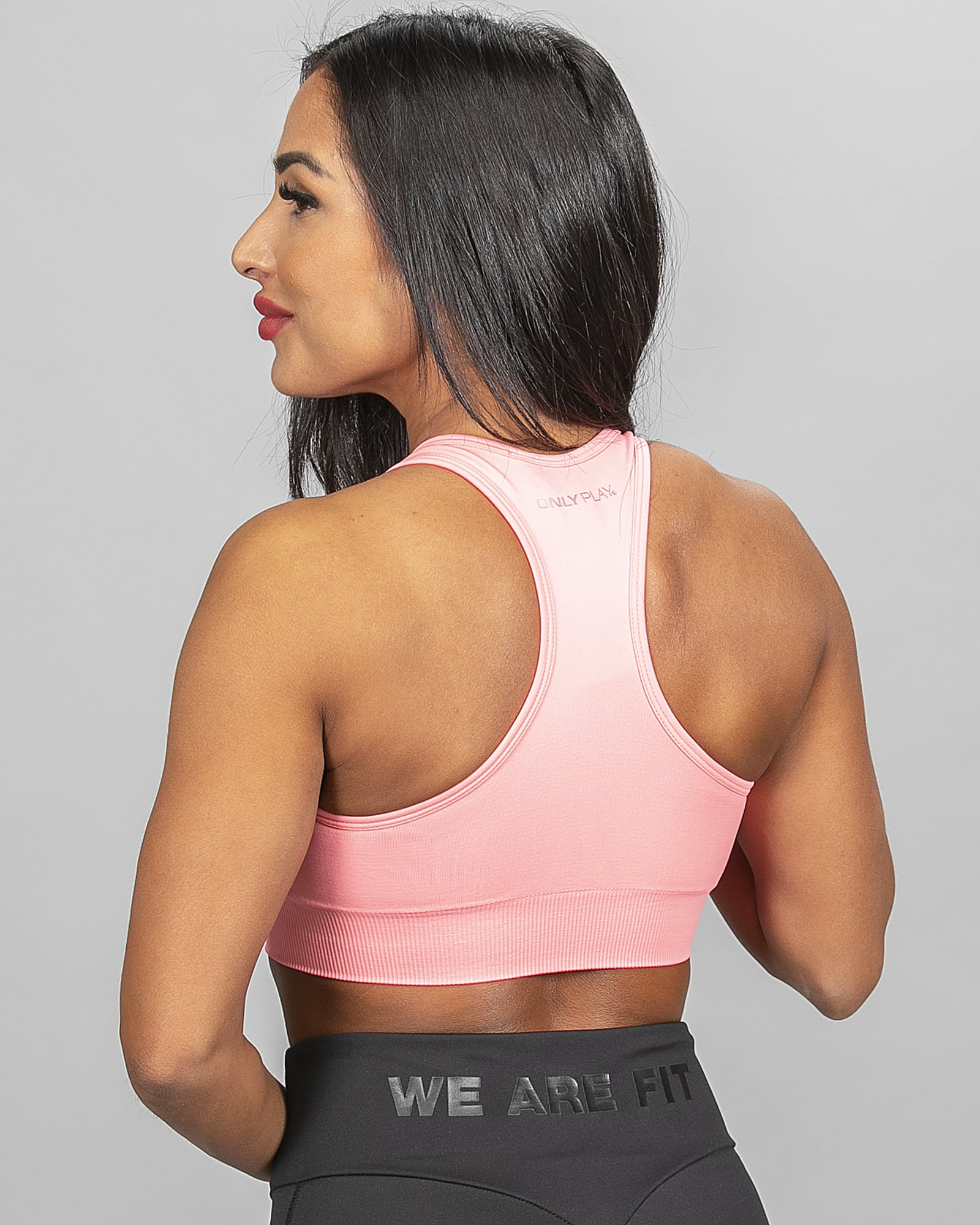 Only Play Daisy Seamless Sports Bra - Lipstick Pink 15101974 d