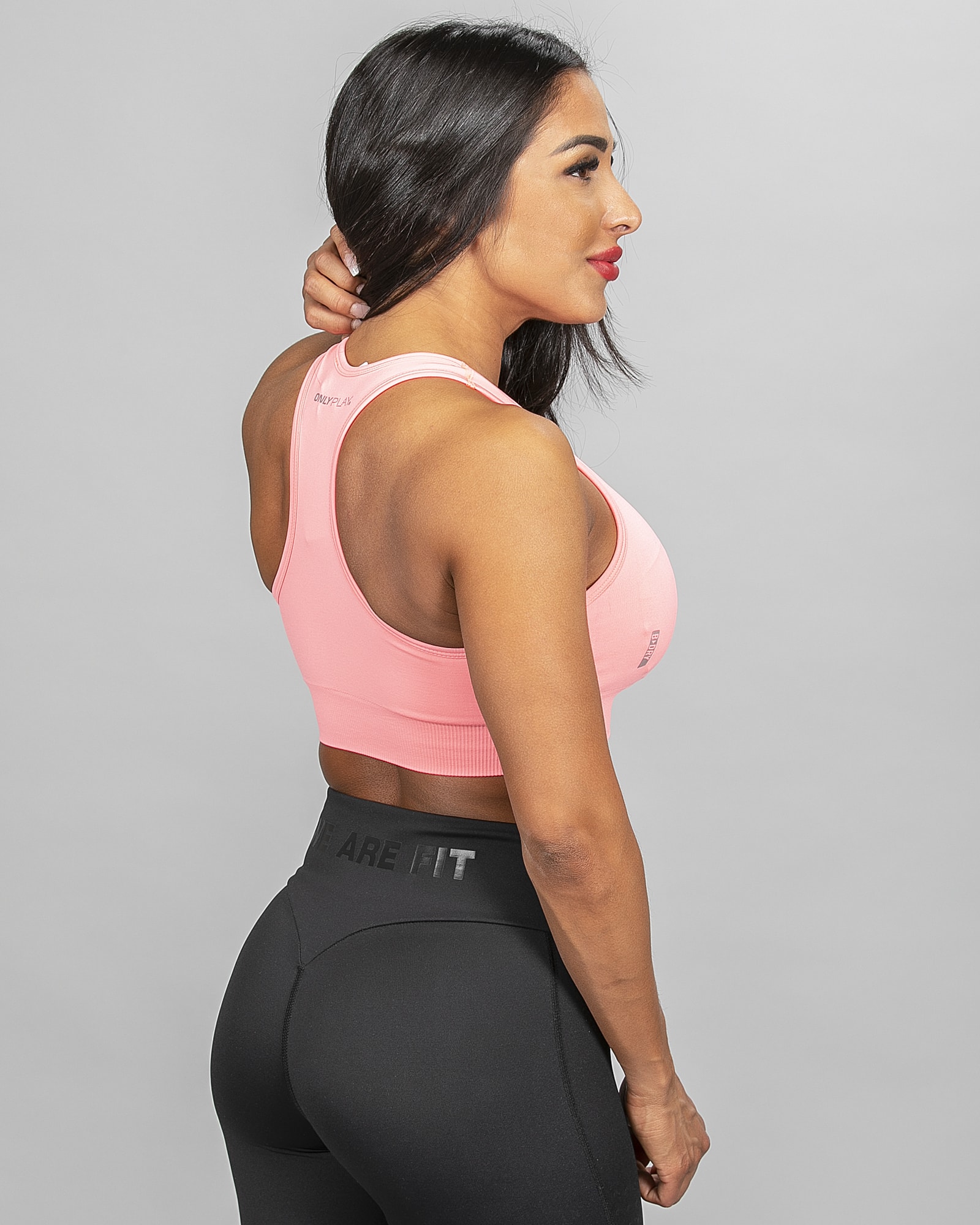 Only Play Daisy Seamless Sports Bra - Lipstick Pink 15101974 f